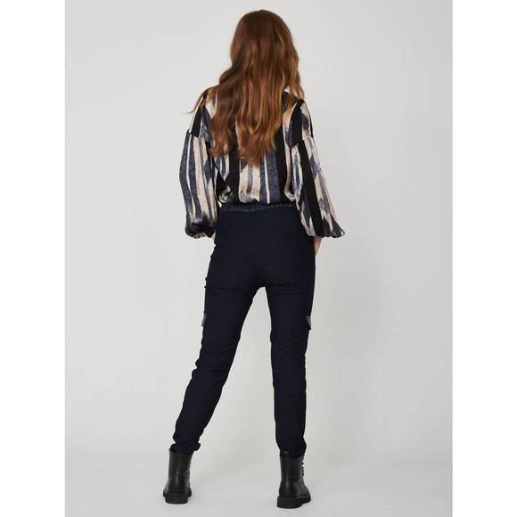 NEW NU DENMARK karen shirt in black mix - Picture 4 of 6